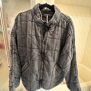 Free People Dolman Quilted Knit Jacket